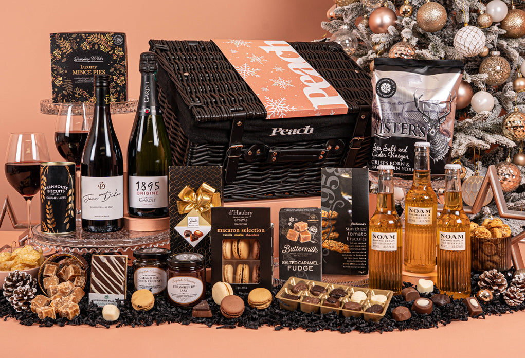 The Signature Festive Personalised Christmas Hamper with Champagne