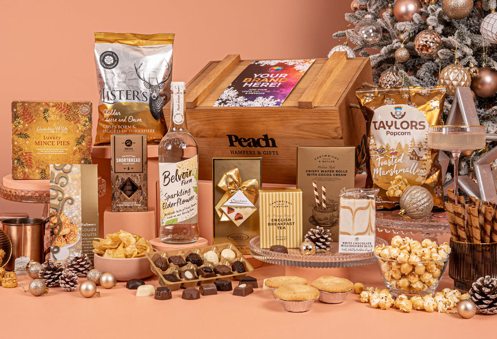 The Fireside Feast Christmas Hamper with Bespoke Branding