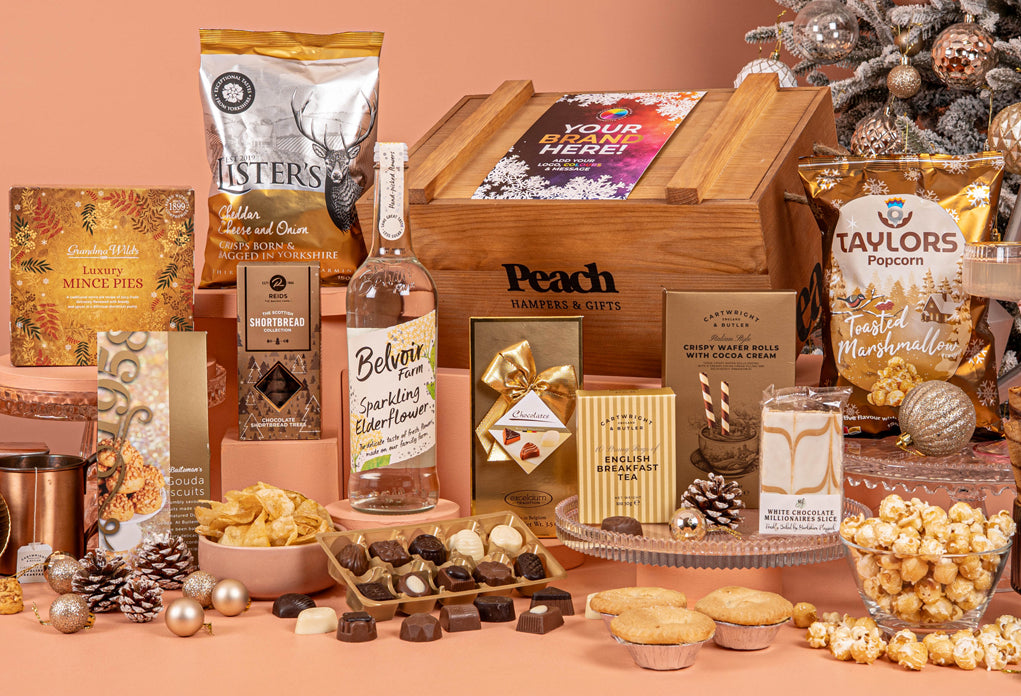 The Fireside Feast Christmas Hamper with Bespoke Branding