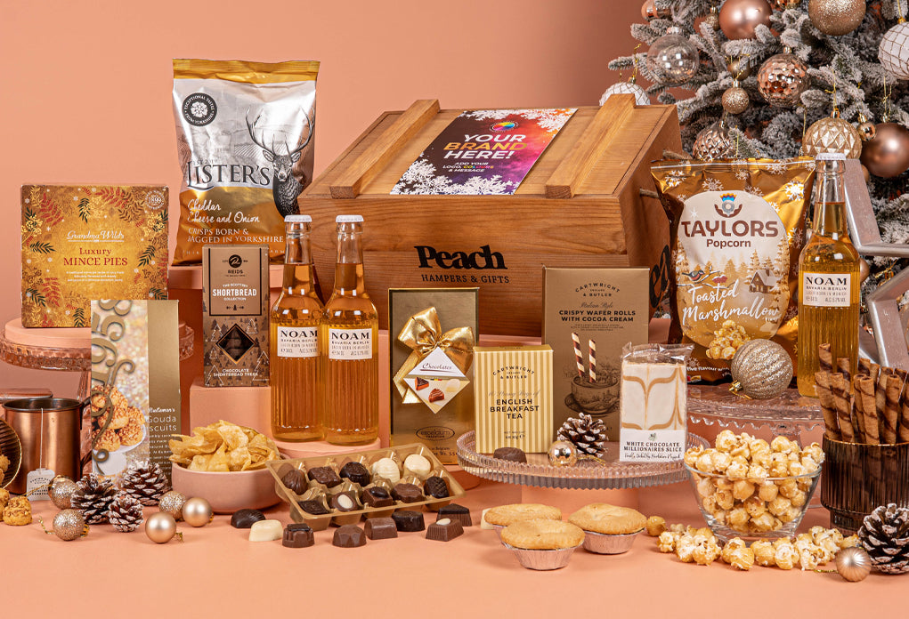 The Fireside Feast Christmas Hamper with Bespoke Branding