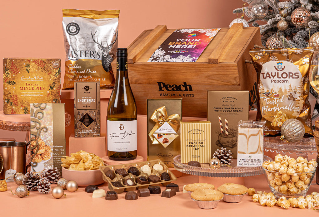 The Fireside Feast Christmas Hamper with Bespoke Branding