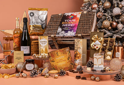 The Gold Star Christmas Hamper with Bespoke Branding