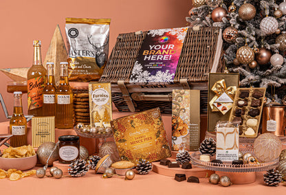 The Gold Star Christmas Hamper with Bespoke Branding - Super-Premium Noam Beer