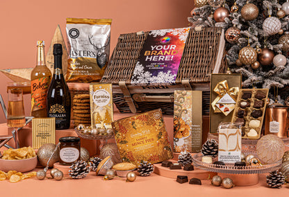 The Gold Star Christmas Hamper with Bespoke Branding