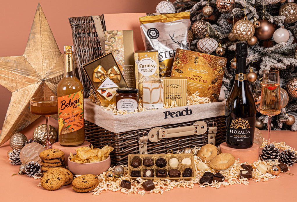 The Gold Star Christmas Hamper with Bespoke Branding
