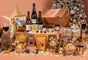 The Personalised Golden Crate Hamper with Champagne