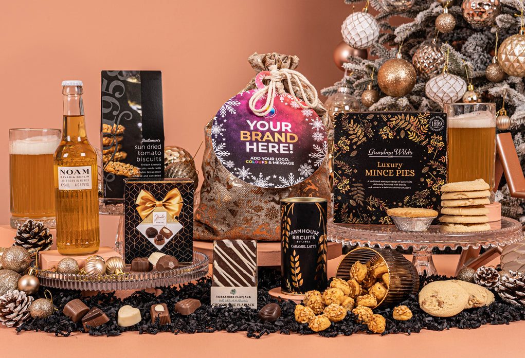 A Little Christmas Magic Hamper with Bespoke Branding