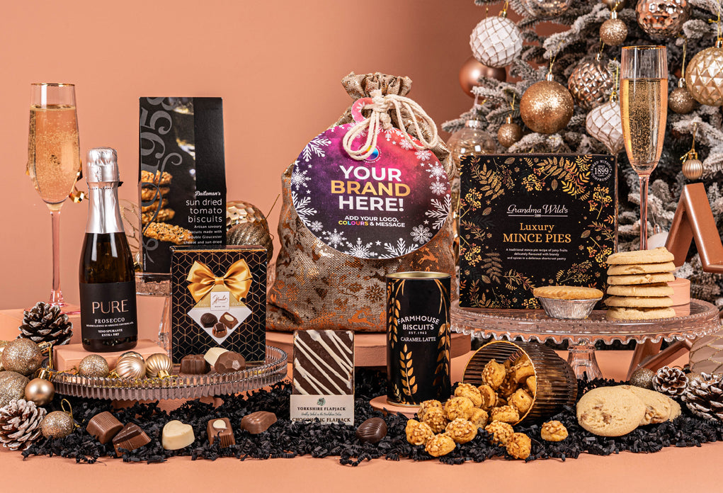 A Little Christmas Magic Hamper with Bespoke Branding