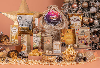 The Taste Of Christmas Hamper with Bespoke Branding