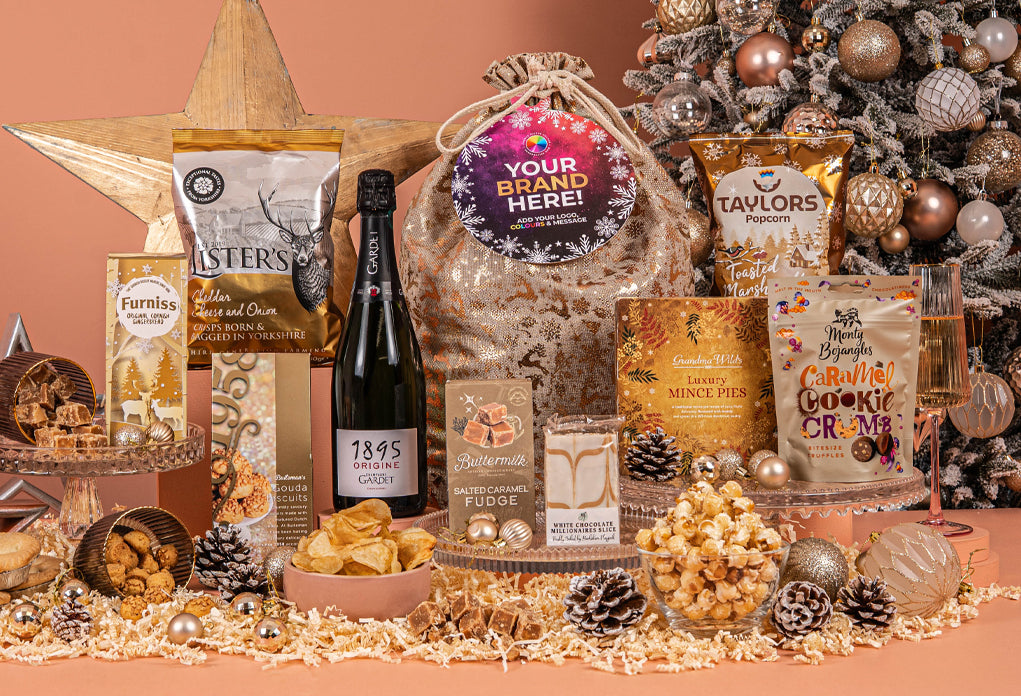 The Taste Of Christmas Hamper with Bespoke Branding