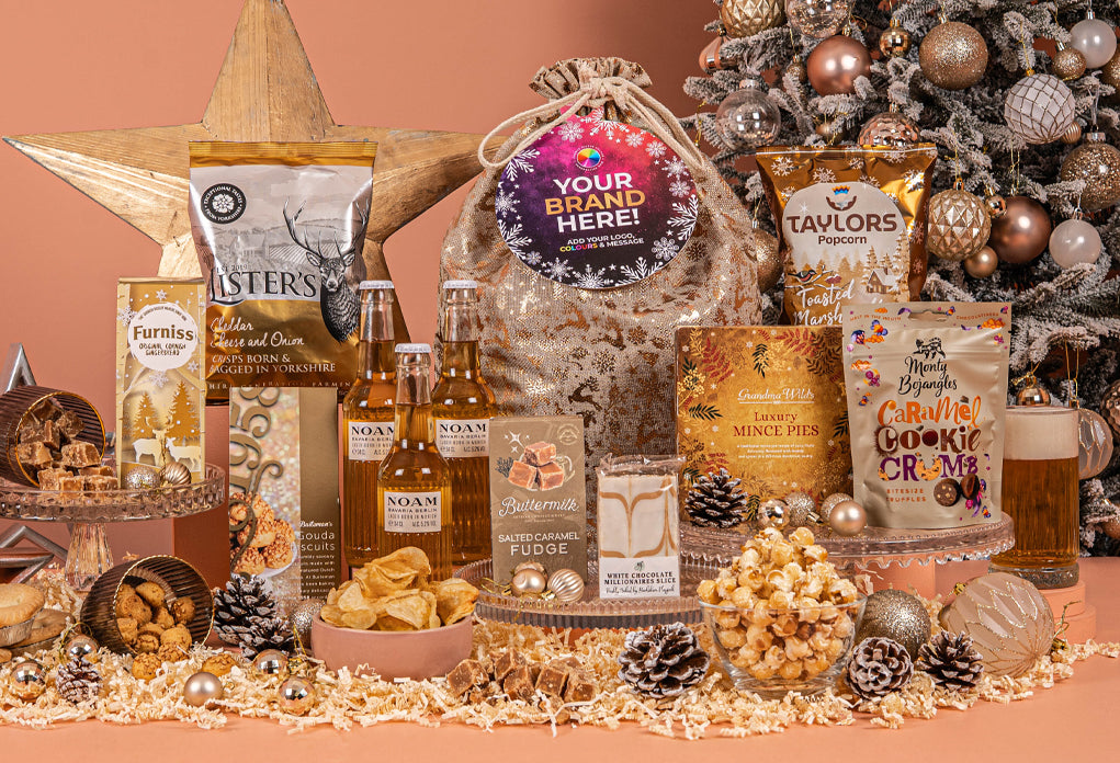 The Taste Of Christmas Hamper with Bespoke Branding