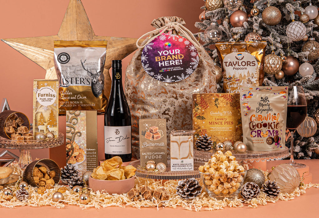 The Taste Of Christmas Hamper with Bespoke Branding