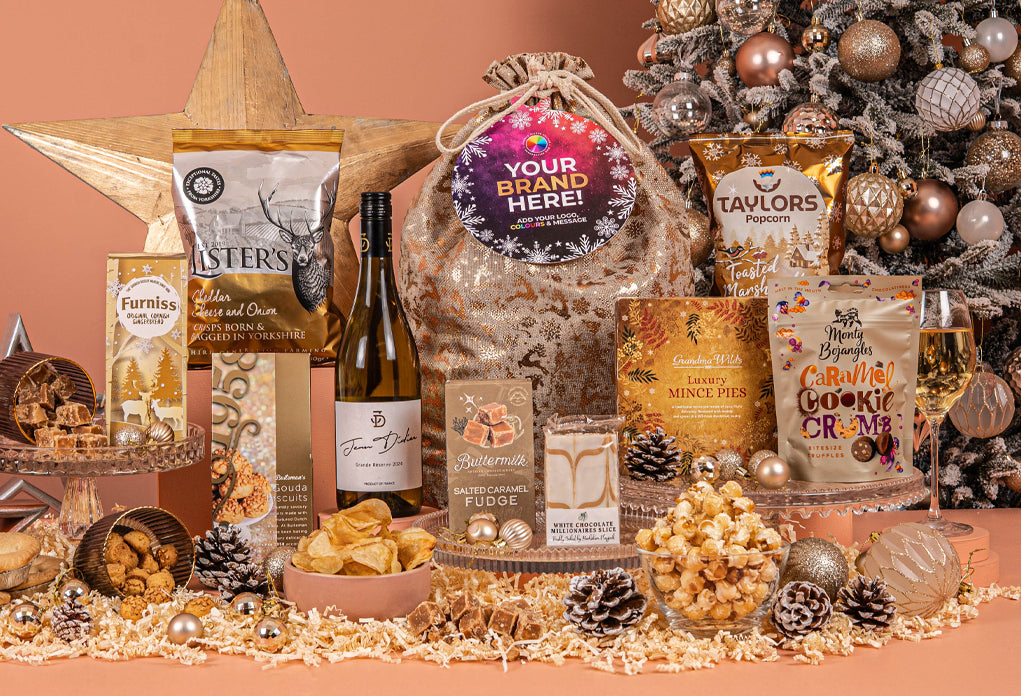 The Taste Of Christmas Hamper with Bespoke Branding