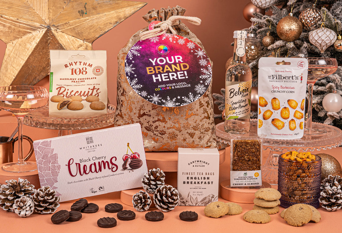 A Little Christmas Magic Hamper with Bespoke Branding