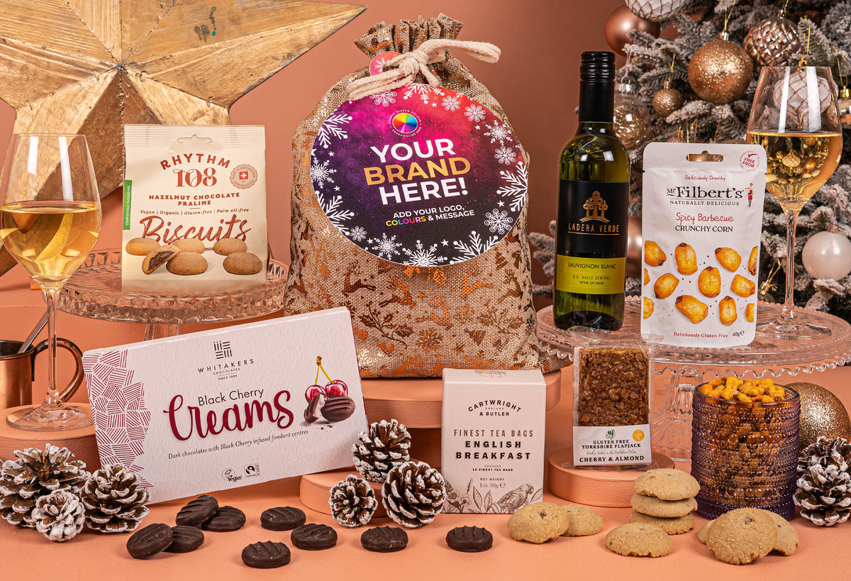 A Little Christmas Magic Hamper with Bespoke Branding