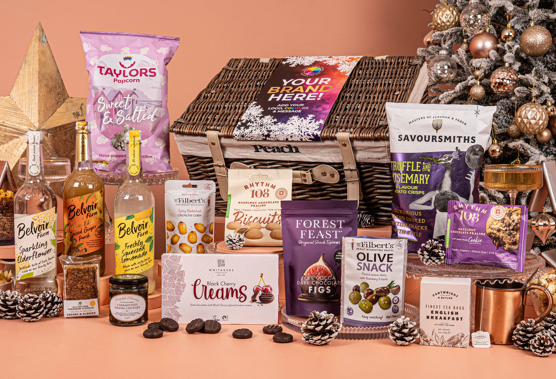 The Vegan & Gluten Free Christmas Feast Hamper with Alcohol-Free Trio