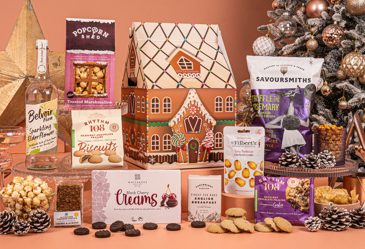 The Vegan &amp; Gluten Free Gingerbread House Hamper