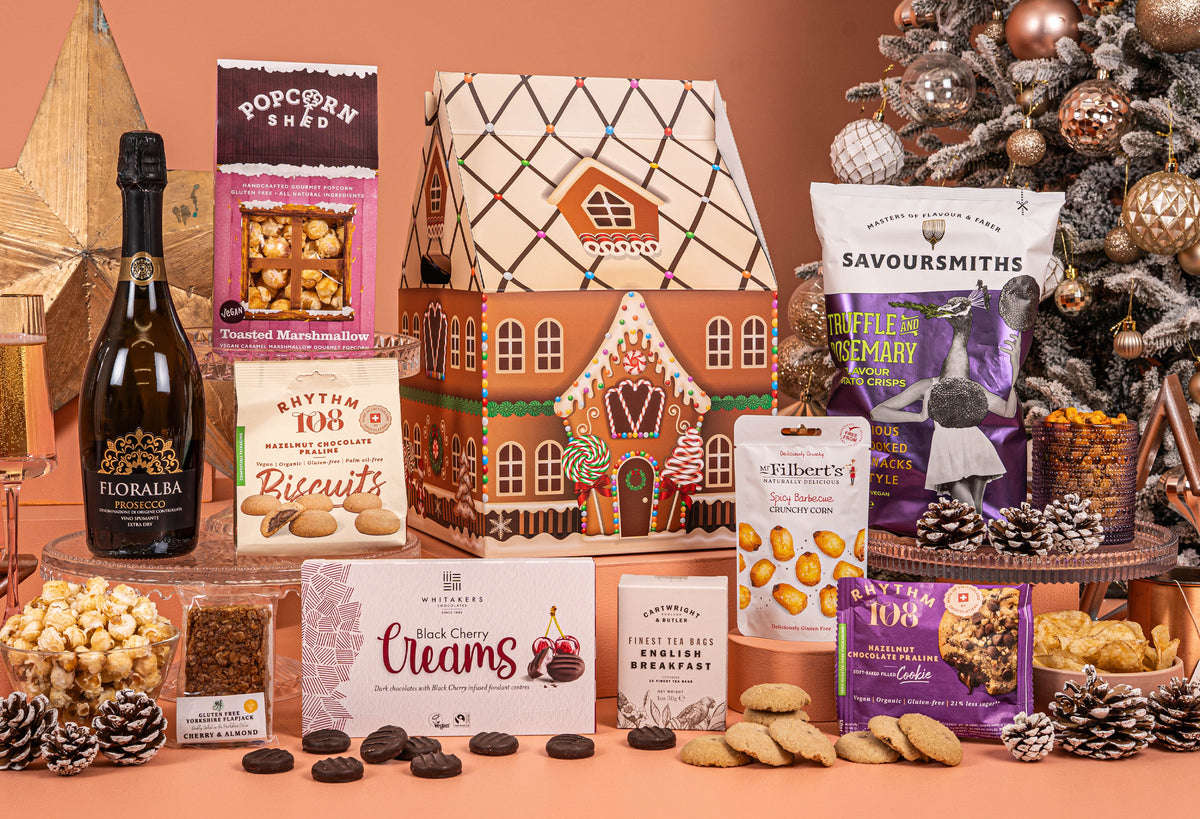 The Vegan &amp; Gluten Free Gingerbread House Hamper