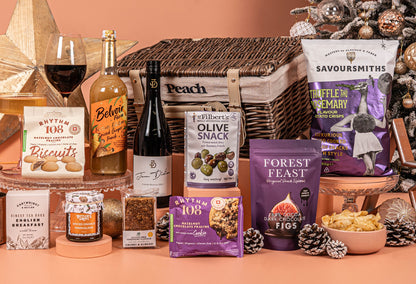 The Gold Star Christmas Hamper - Award-Winning Red Wine - Vegan &amp; Gluten-Free
