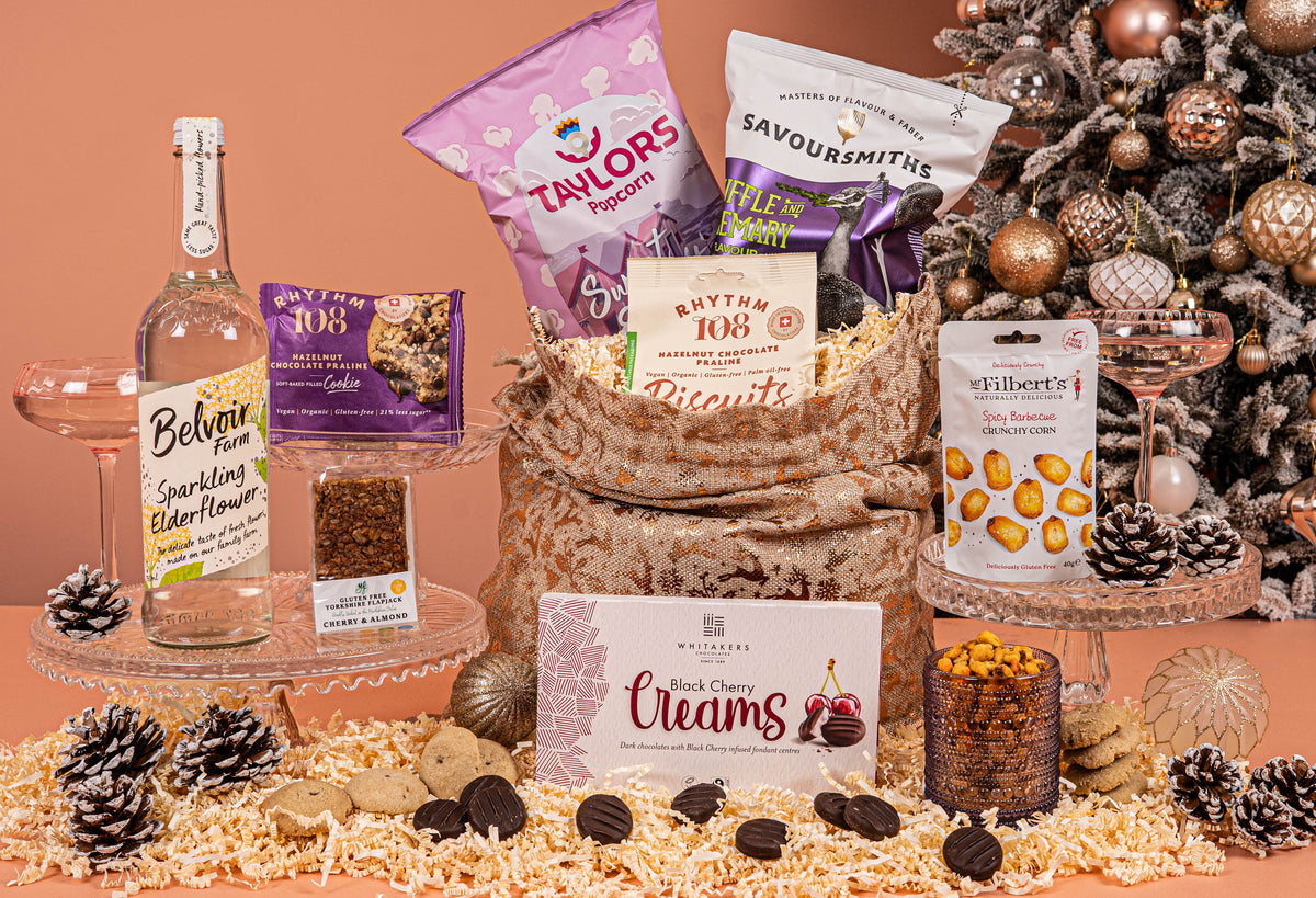 The Vegan &amp; Gluten Free Taste Of Christmas Branded Hamper