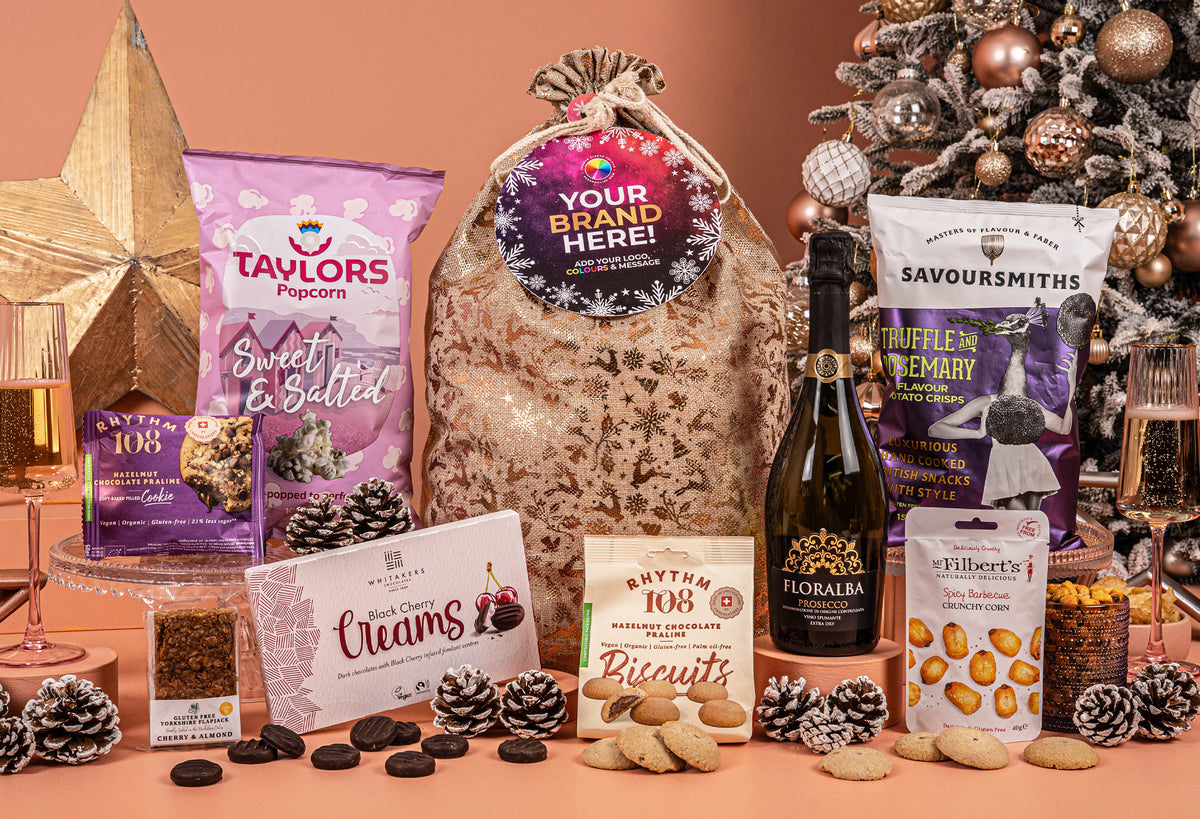 The Vegan &amp; Gluten Free Taste Of Christmas Branded Hamper