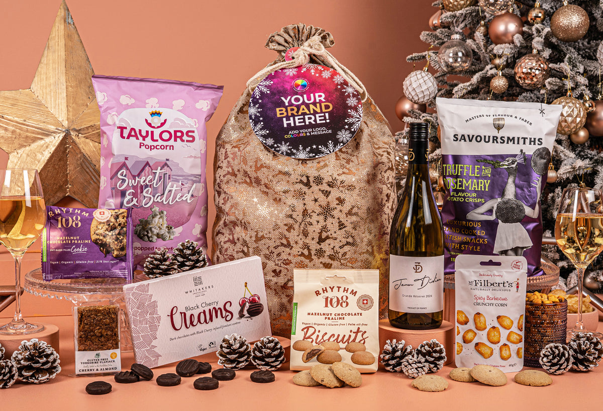 The Vegan &amp; Gluten Free Taste Of Christmas Branded Hamper
