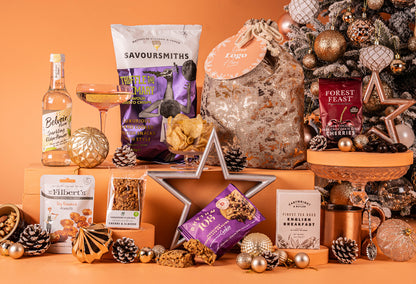 The Vegan &amp; Gluten Free A Little Christmas Magic Hamper with Bespoke Branding