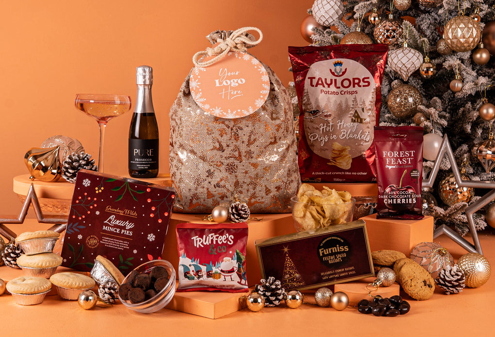 A Little Christmas Magic Hamper with Bespoke Branding