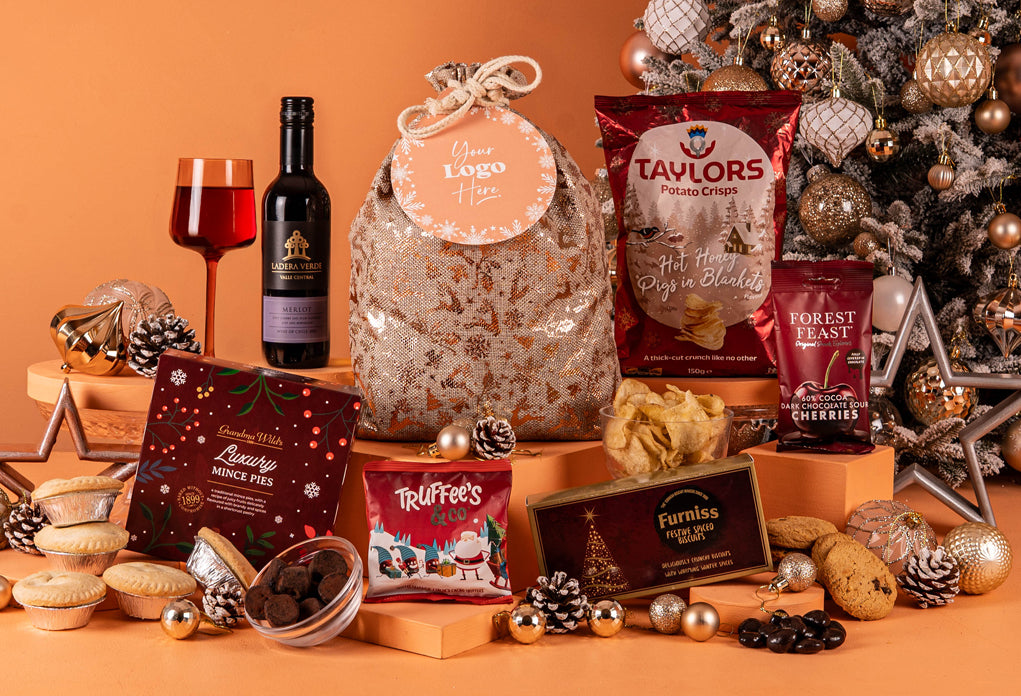 A Little Christmas Magic Hamper with Bespoke Branding