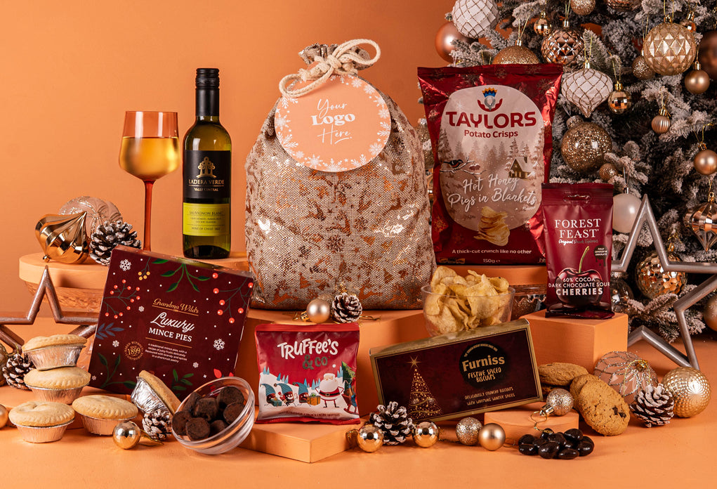 A Little Christmas Magic Hamper with Bespoke Branding