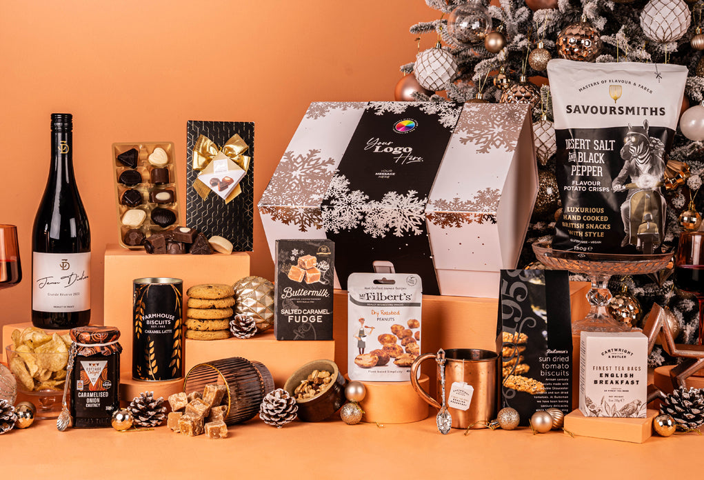 Le Noel Noir Hamper with Bespoke Branding