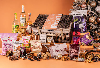 The Christmas Feast Personalised Hamper with Alcohol-Free Trio