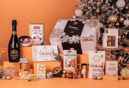The White Christmas Hamper with Bespoke Branding