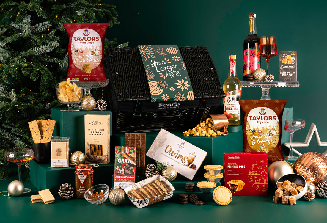 The Christmas Delights Hamper with Bespoke Branding