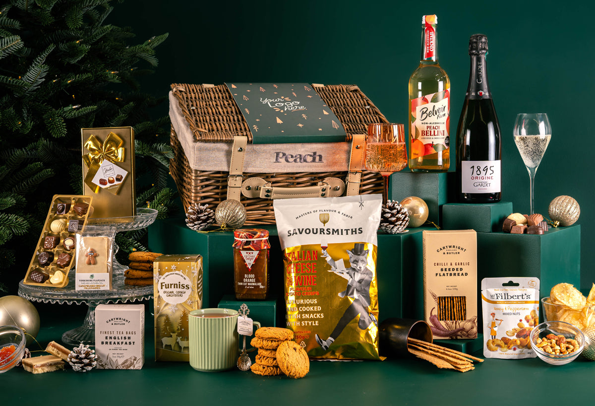 The Gold Star Christmas Hamper with Bespoke Branding