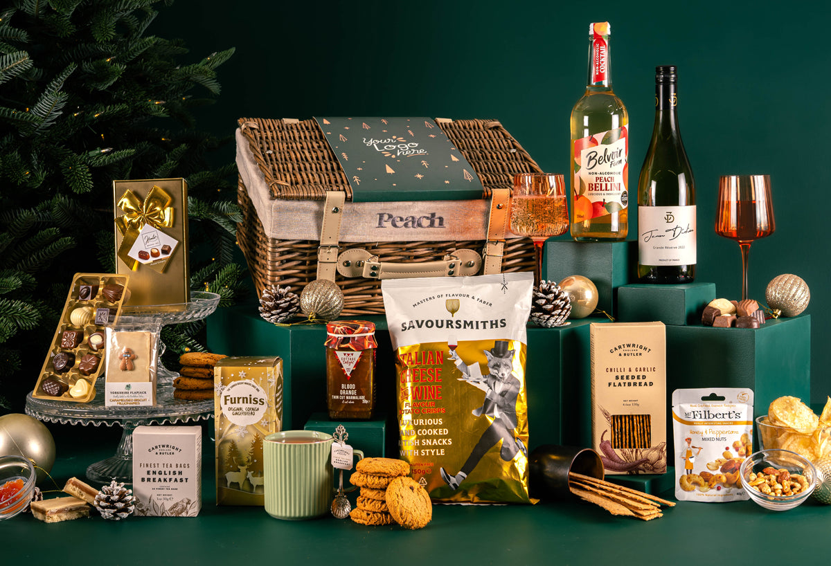 The Gold Star Christmas Hamper with Bespoke Branding