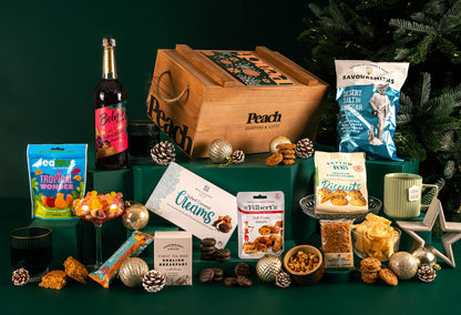 The Vegan &amp; Gluten Free Fireside Feast Hamper - Personalised