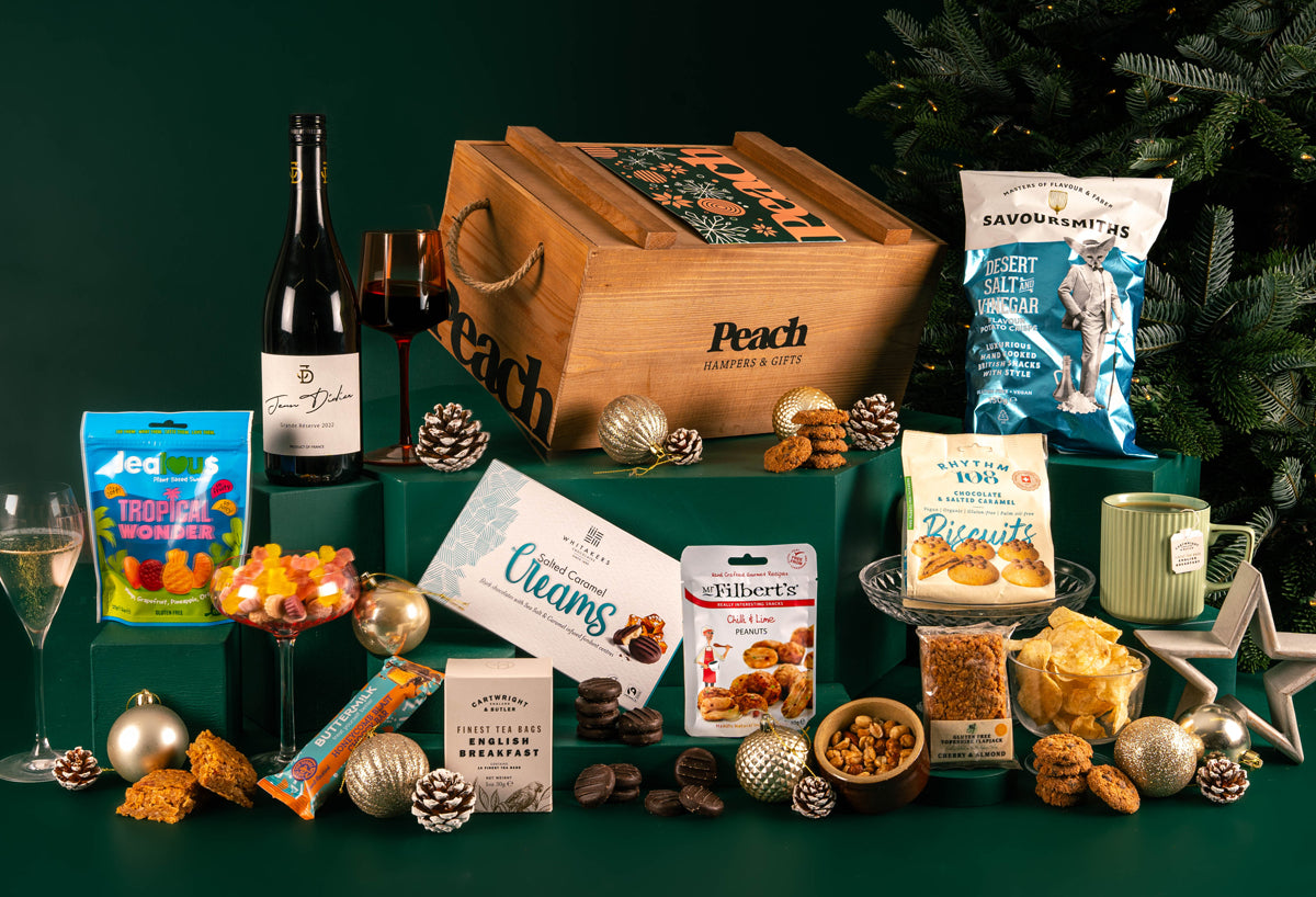 The Vegan &amp; Gluten Free Fireside Feast Hamper - Personalised