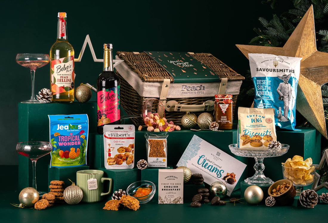 The Vegan &amp; Gluten Free Gold Star Hamper with Bespoke Branding