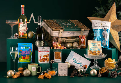 The Vegan &amp; Gluten Free Gold Star Hamper with Bespoke Branding
