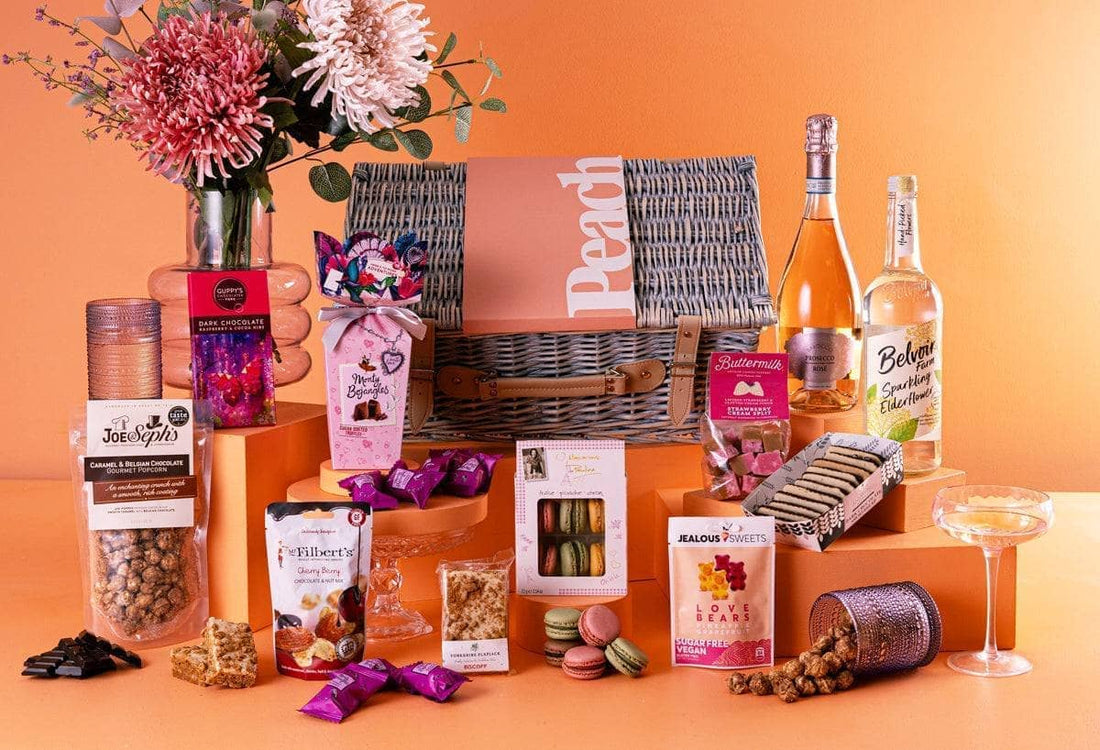 Peach Hampers Corporate Hampers Alcohol Duo The Best Wishes Retirement Hamper