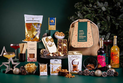 Peach Hampers Corporate Hampers Alcohol-Free Duo The Cosy Night In Christmas Hamper