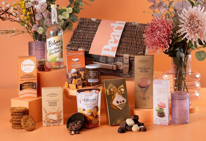 Peach Hampers Corporate Hampers Alcohol-Free The Luxury Personalised Anniversary Hamper