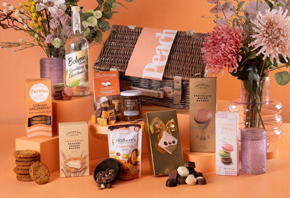 Peach Hampers Corporate Hampers Alcohol-Free The Luxury Personalised Valentine&