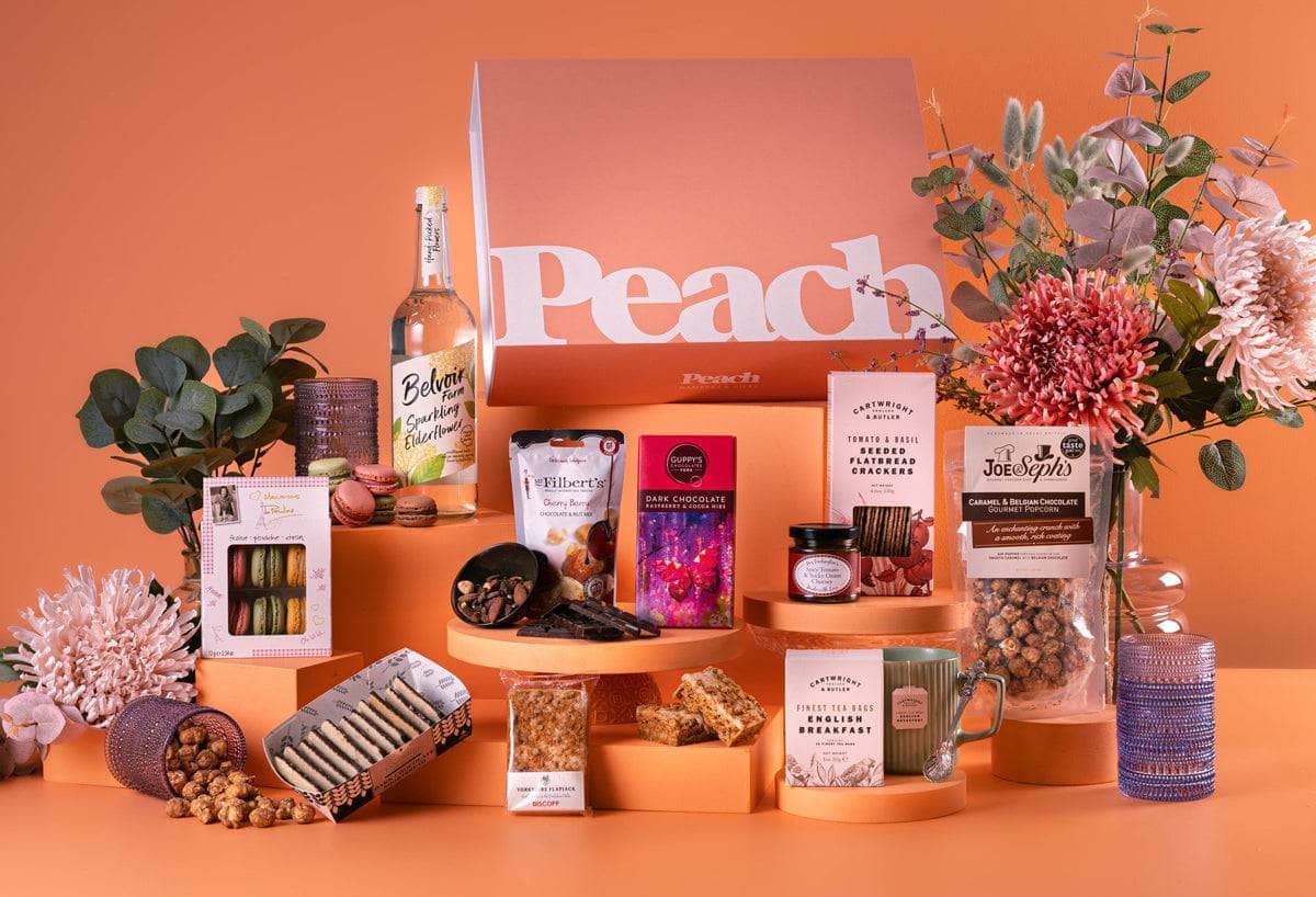 Peach Hampers Corporate Hampers Alcohol-Free The Seriously Good Corporate Hamper