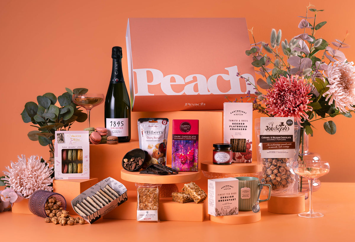 Peach Hampers Corporate Hampers Award-Winning Champagne The Seriously Good Mother&