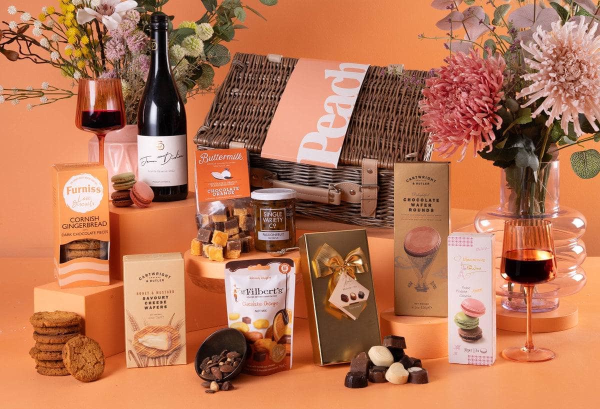 Peach Hampers Corporate Hampers Award-Winning Red Wine The Luxury Thank You Hamper