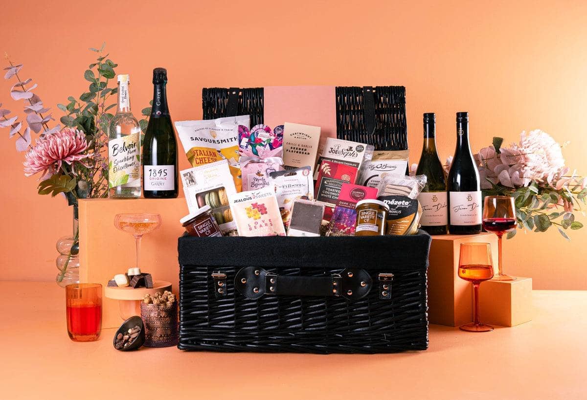 Peach Hampers Corporate Hampers Default The Magnificent Anniversary Hamper with Wine &amp; Champagne