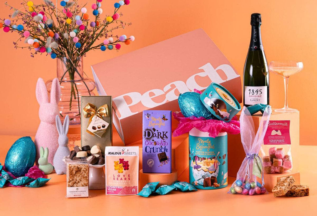 Peach Hampers Corporate Hampers The Eggstra Special Easter Hamper with Champagne