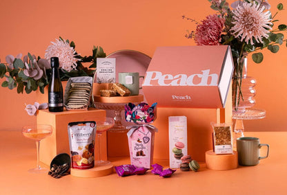Peach Hampers Corporate Hampers Wine Duo The Special Thank You Personalised Hamper
